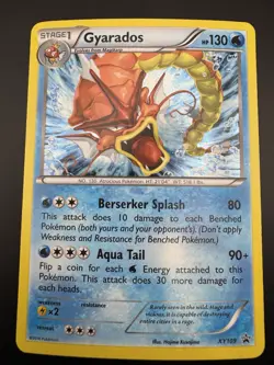 Gyarados XY109 Pokemon XY Black Star Promo Cosmos Holo 2016 - Image 3