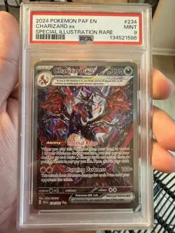 Charizard Ex Special Illustration Rare Pokemon Paf En-Paldean Fates 234 NM PSA 9 - Image 3