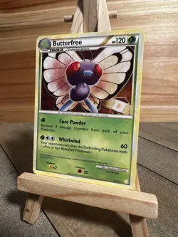 Pokemon HeartGold SoulSilver Rare Butterfree #16/123 Near Mint or Better - Image 1