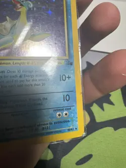 Lapras Holo Pokemon Fossil #10 1999 L/P - Image 4