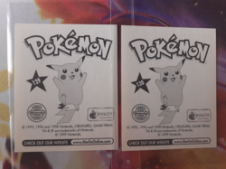 Magikarp + Gyarados #129, 130 1999 Merlin Pokemon Set of 2 Stickers LP-NM - Image 2