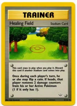 Pokemon - Neo Revelation Healing Field 61/64 NM - Image 1