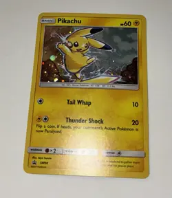 2017 Pokemon TCG Pikachu SM98 Black Star Promo Holo! LP Cond. - Image 1
