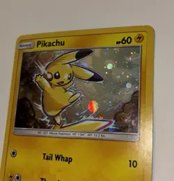 2017 Pokemon TCG Pikachu SM98 Black Star Promo Holo! LP Cond. - Image 3