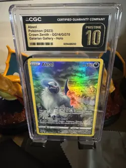 Absol #GG16/GG70 CGC Pristine 10 - 2023 Pokemon Crown Zenith Galarian Gallery - Image 1