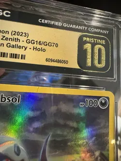 Absol #GG16/GG70 CGC Pristine 10 - 2023 Pokemon Crown Zenith Galarian Gallery - Image 3