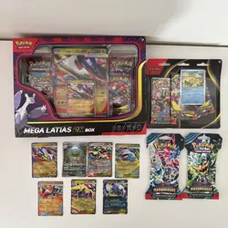 Pokemon TCG Mega Latias ex Box Lot Mega Evolution Sealed Lot with extras! LOOK! - Image 1