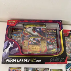 Pokemon TCG Mega Latias ex Box Lot Mega Evolution Sealed Lot with extras! LOOK! - Image 2