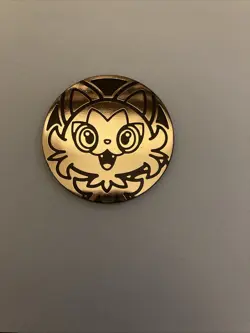 Pokemon Coin Sprigatito 2” Collectible Gold Rare Paldea Gen 9 LP - Image 2
