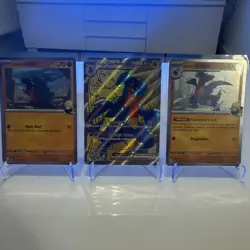 Pokemon - Cynthia’s Garchomp ex - SVP204 - Black Star Promo + Gabite & Gible - Image 1
