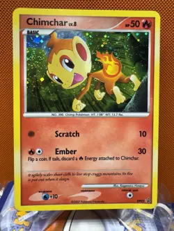 Chimchar - DP02 Diamond & Pearl Promo Pokemon - Holo -MP 2 Part swirl 1089 - Image 1