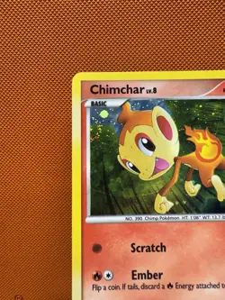 Chimchar - DP02 Diamond & Pearl Promo Pokemon - Holo -MP 2 Part swirl 1089 - Image 2