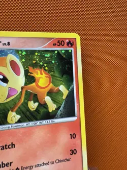 Chimchar - DP02 Diamond & Pearl Promo Pokemon - Holo -MP 2 Part swirl 1089 - Image 3
