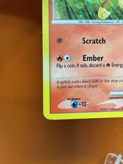 Chimchar - DP02 Diamond & Pearl Promo Pokemon - Holo -MP 2 Part swirl 1089 - Image 4