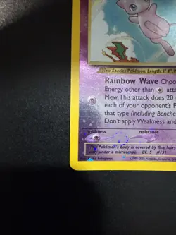 Pokemon Mew TCG 1/18 Southern Islands Reverse Holo - Image 2