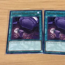 Foolish Burial Goods - MAGO-EN054 - Rare 1st Ed Yugioh - NM x3 - Image 2