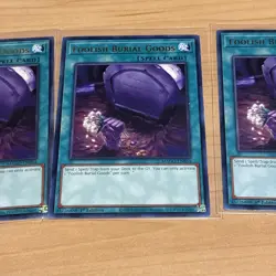 Foolish Burial Goods - MAGO-EN054 - Rare 1st Ed Yugioh - NM x3 - Image 3