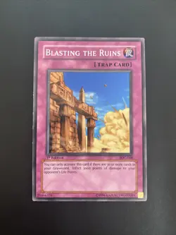 Yu-Gi-Oh! Common Invasion Of Chaos Ioc-048 1st Eng Blasting The Ruins EX - Image 1