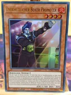 Unermudlicher Boxer Promoter LD10-DE034 Ultra Rare Deutsch NM YUGIOH - Image 1