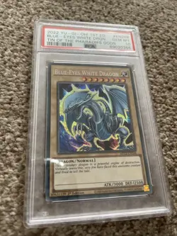 Yu-Gi-Oh Secret Rare Blue-Eyes White Dragon MP22-EN266 1st Edition PSA 10 - Image 2