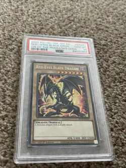 Yu-Gi-Oh Red-Eyes Black Dragon MP22-EN267 Secret Rare 1st Edition PSA 10 - Image 2