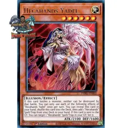 Yugioh! 1x Hecahands Yadel PHRE-EN002 Ultra Rare 1st Ed NM - Image 1