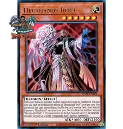 Yugioh! 1x Hecahands Ibtel PHRE-EN001 Ultra Rare 1st Ed NM - Image 1