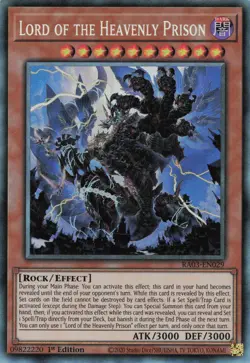 Yugioh Lord of the Heavenly Prison RA03-EN029 - Collector's Rare - Image 1