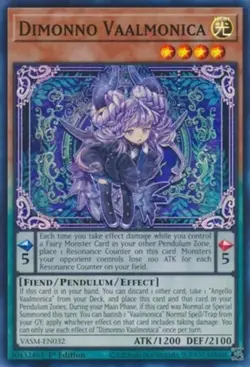 Dimonno Vaalmonica - VASM-EN032 - Super Rare - 1st Edition Near Mint Yugioh! Car - Image 1