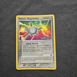 Pokemon Card | Holon's Magnemite EX Delta Species 70/113 Reverse Holo Stamped NM - Image 3