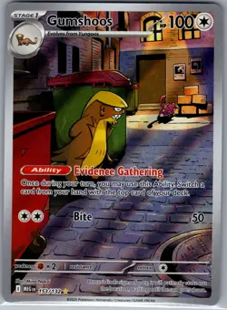 Gumshoos 153/132 ME01: Mega Evolution - Pokemon Card - NM - Image 1