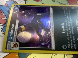 Pokemon TCG Umbreon SWSH129 Black Star Promo Holo Card With Fart Swirl NM - Image 3