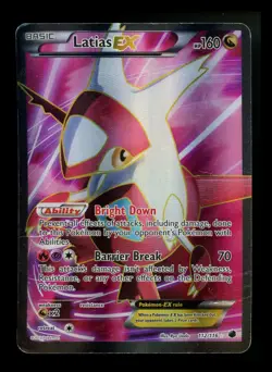 Latias EX 112/116 XY Plasma Freeze 2013 Full Art Holo Rare Pokemon Card TCG - Image 1
