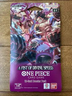 A Fist Of Divine Speed Booster Pack One Piece Card Game OP-11 SLEEVED - Image 1