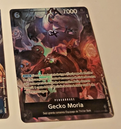 One Piece Card Game Carte Holo Gecko Moria ALT PRB02-013 Alt FR Mint - Image 1