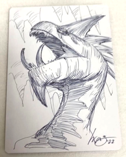 MTG Artist Proof AP Signed Murktide Regen Foil Rare - Image 1