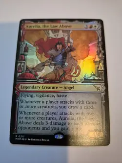 Aurelia, the Law Above (Showcase) (0317) FOIL MTG Murders at Karlov Manor 317 NM - Image 1