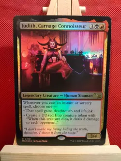 Judith, Carnage Connoisseur FOIL - Murders at Karlov Manor - Rare - NM - MTG - Image 1