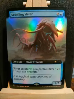 Scuttling Sliver FOIL (Extended Art) - Secret Lair Promo - NM/LP (see pics)MTG - Image 1
