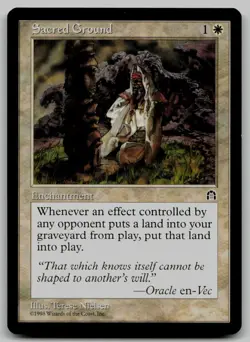 Sacred Ground R Stronghold NM - Image 1