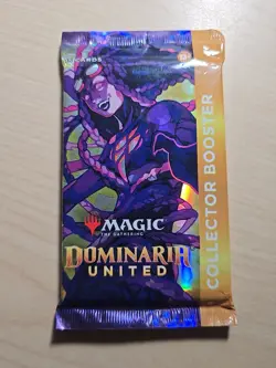 Magic The Gathering Dominaria United Collector Booster Pack - Factory Sealed! - Image 1