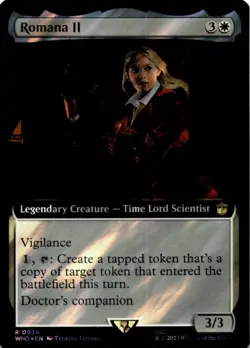 MTG Romana II (Extended Art) (Surge Foil) Foil NM Doctor Who Magic - Image 1
