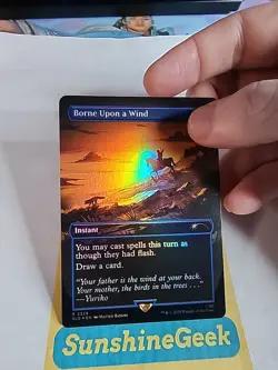 Borne Upon a Wind (Rainbow Foil) Secret Lair Drop Foil - Image 2