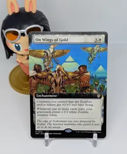 On Wings of Gold (Extended Art) 🪽NM🪽 Aetherdrift Magic The Gathering MTG #21 - Image 1