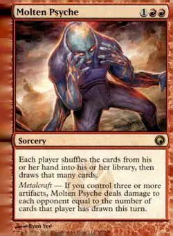 Scars of Mirrodin #98 Molten Psyche - Image 1