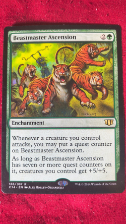 MTG Beastmaster Ascension - Commander 2014 (C14) - Image 1