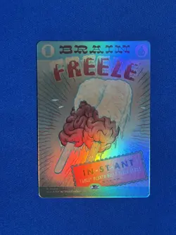 BRAIN FREEZE FOIL MTG MAGIC THE GATHERING SECRET LAIR ENCYCLOPEDIA 0002 - Image 1