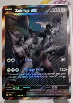 Zekrom ex - 172/086 - Pokemon Black Bolt Secret Rare NM - Image 1