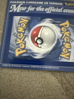 2000 Mew Japanese Pokemon Gotta Magazine Rare Promo Unpeeled - Image 4