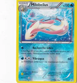 Milobellus reverse-Noir & Blanc-Dragons Exaltes-28/124-Carte Pokemon France - Image 1